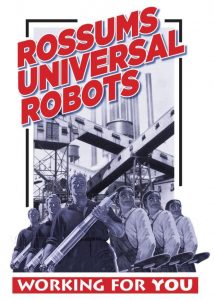The poster of the Rossum's Universal Robots