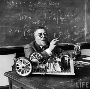 Norbert Wiener in the MIT classroom - Life Magazine